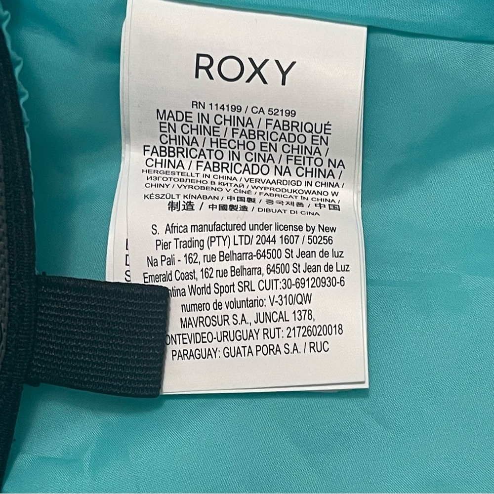 Roxy Jetty Block XS Women's Navy and Teal Ski Jacket Snowboarding - Picture 8 of 16